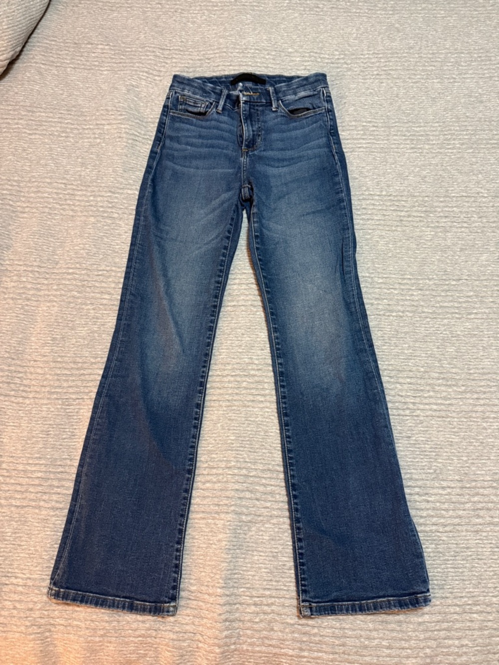Joe's Jeans Straight Leg Mid Blue Denim
